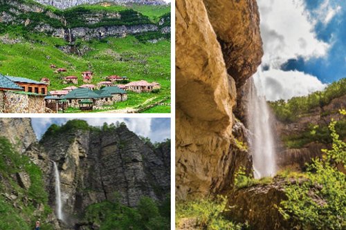 Laza and Mujug: A Hike to Two Waterfalls in the Gabala Mountains